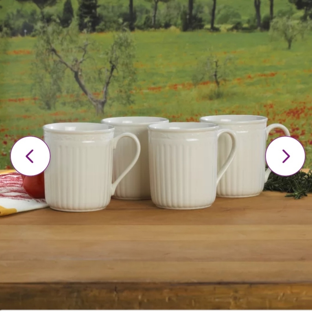 Set of 4 Mikasa Italian Mugs